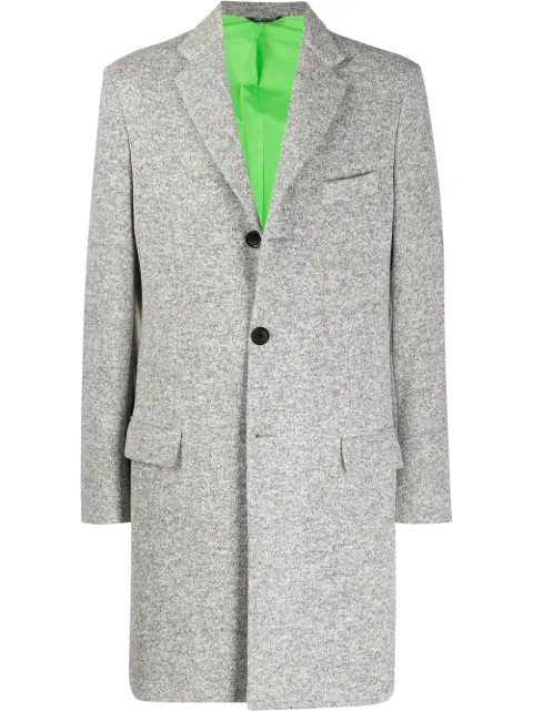LC23 fitted single-breasted coat 