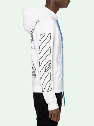 ABSTRACT ARROWS HOODIE in white | Off-White™ Official AT