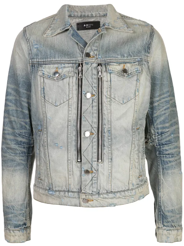 faded denim jacket