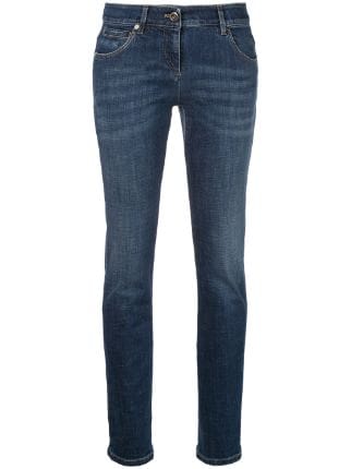 Brunello Cucinelli High Waisted Skinny Denim Jeans - Farfetch