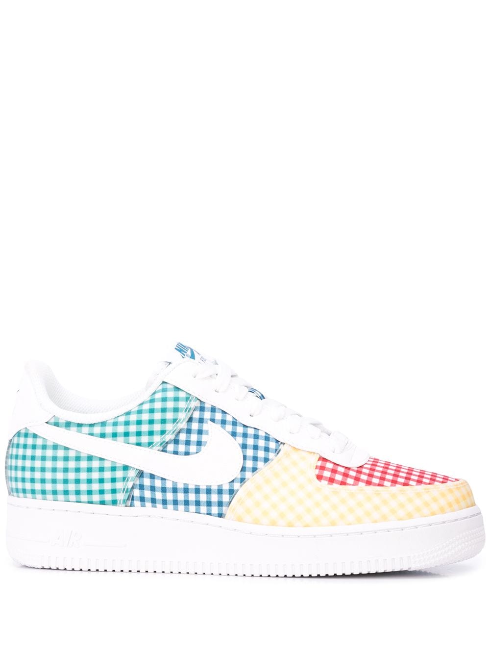 gingham nike air force ones