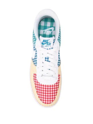 gingham nike air force
