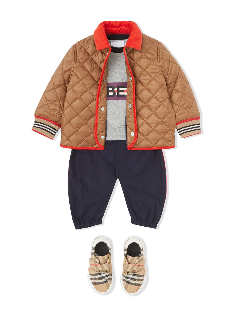 фото Burberry Kids стеганая куртка