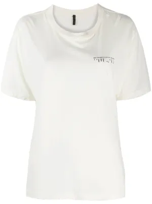 MM6 Maison Margiela ナンバーモチーフ Tシャツ | ホワイト | FARFETCH JP
