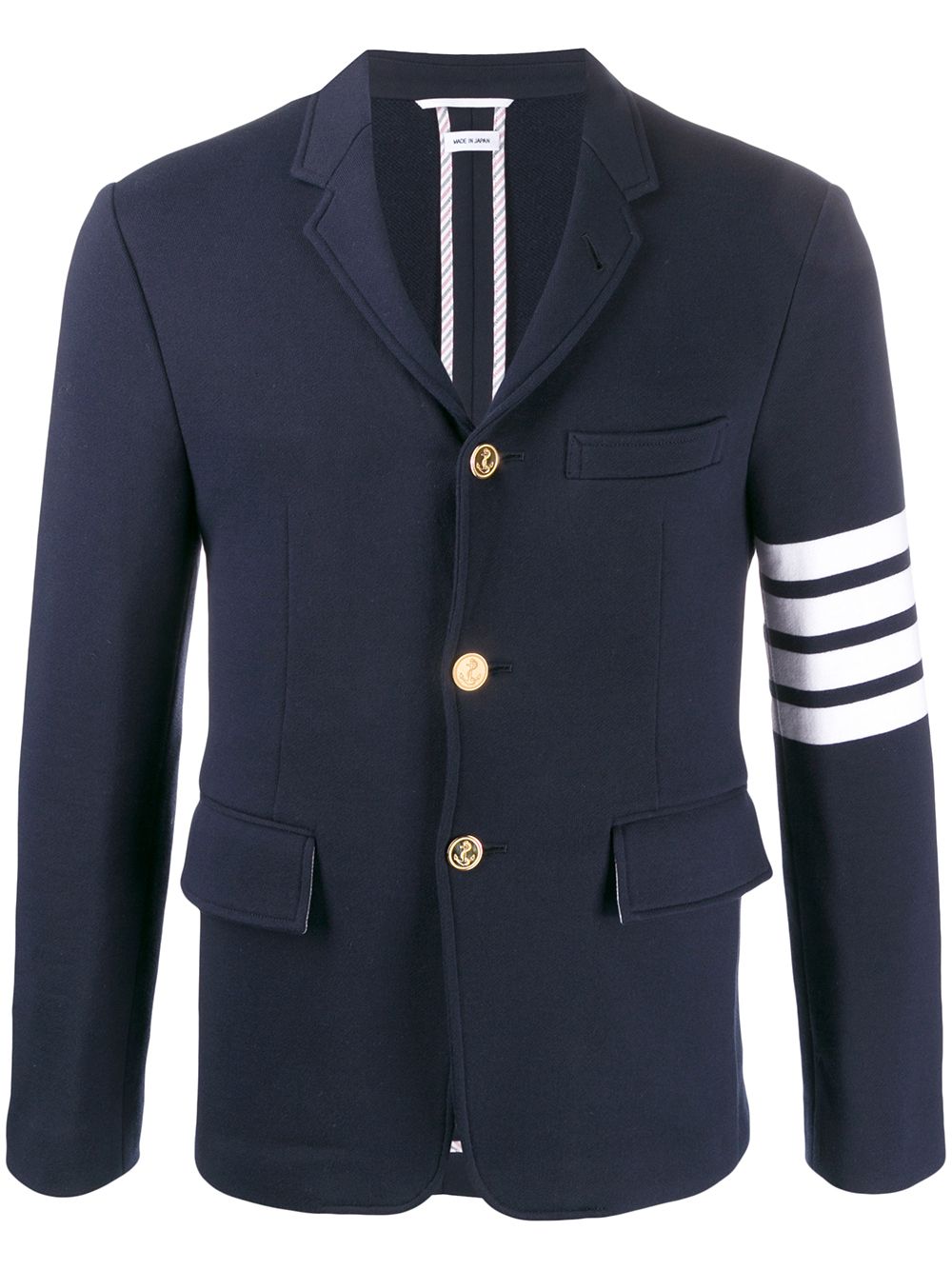 

Thom Browne saco con motivo 4-Bar - Azul