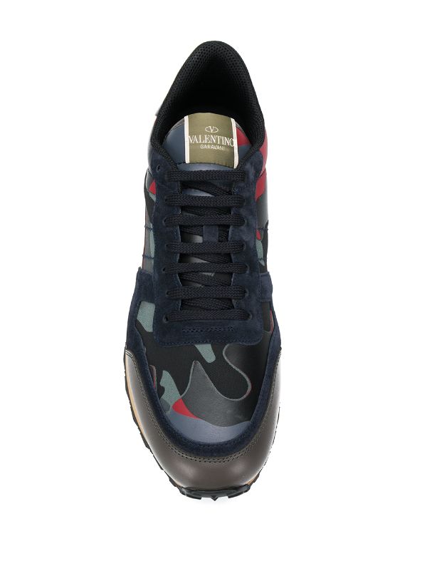 valentino camouflage sneakers sale