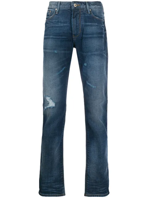 armani jeans j06 slim fit blue