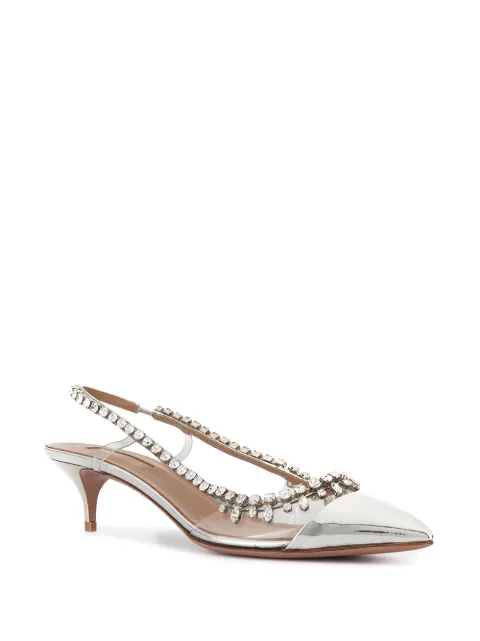 ozara ii crystal heel pump
