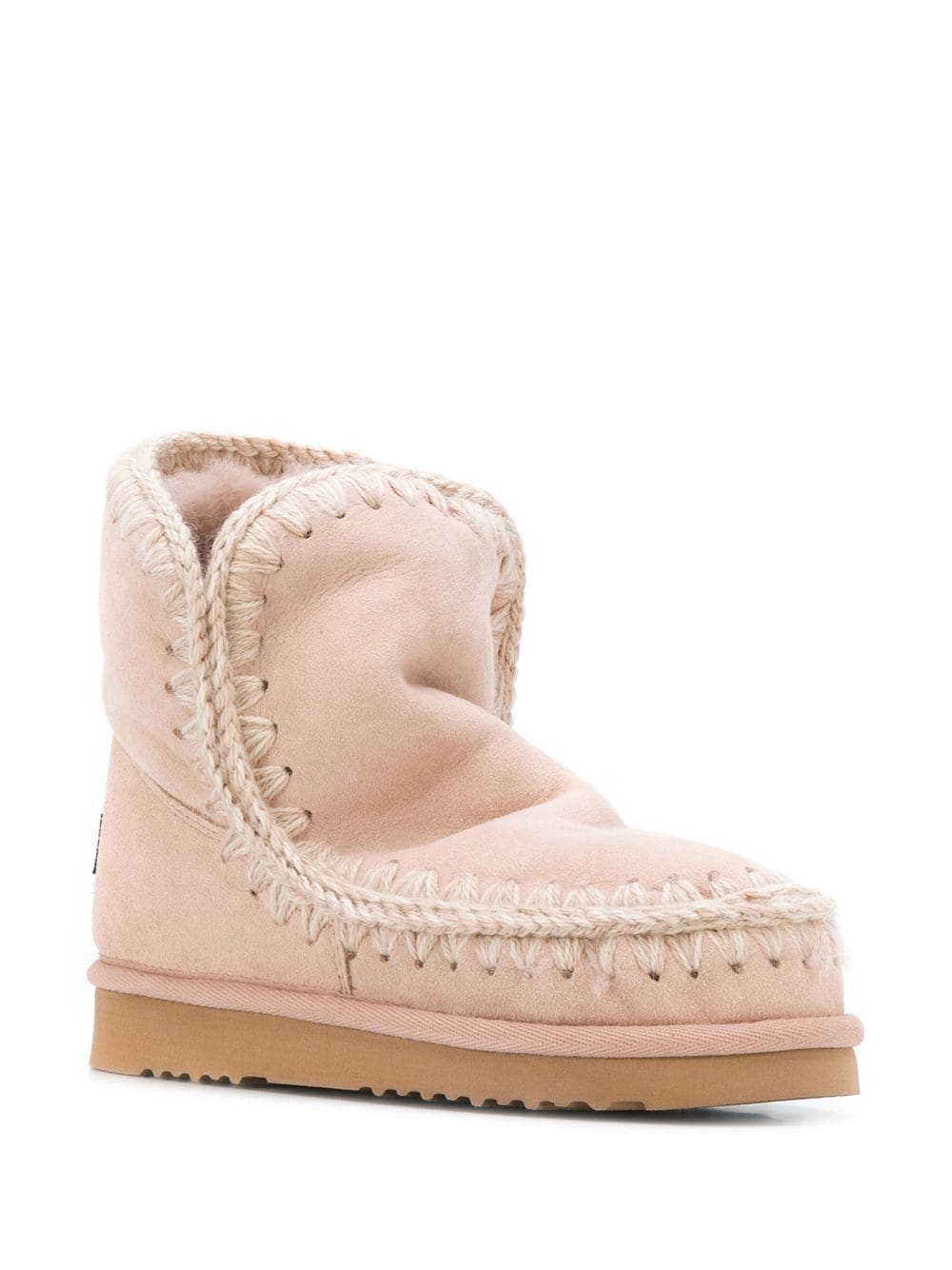 Shop Mou Eskimo 18 Ankle Boots In Pink