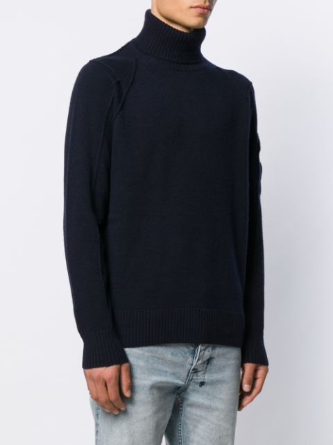 Cp Company Lens Detail Turtleneck Jumper | Farfetch.com