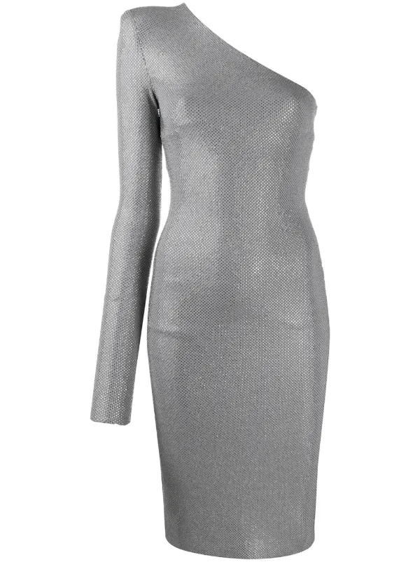 alexandre vauthier silver dress