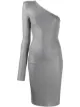 Image 1 of Alexandre Vauthier microcrystal one shoulder dress