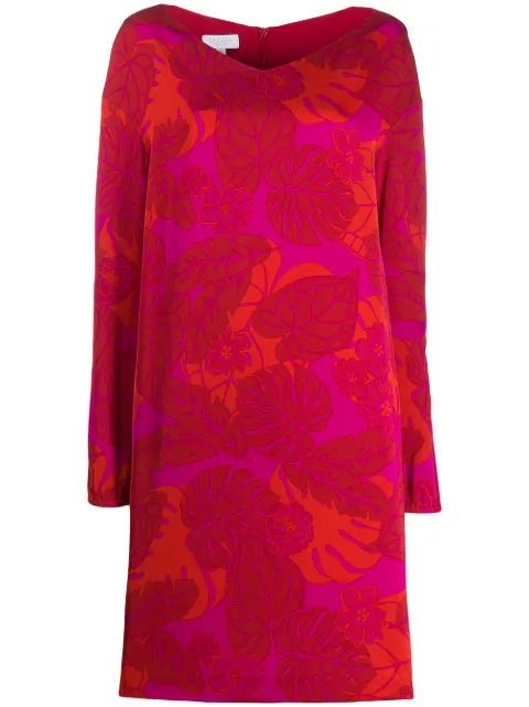 leaf print jumper