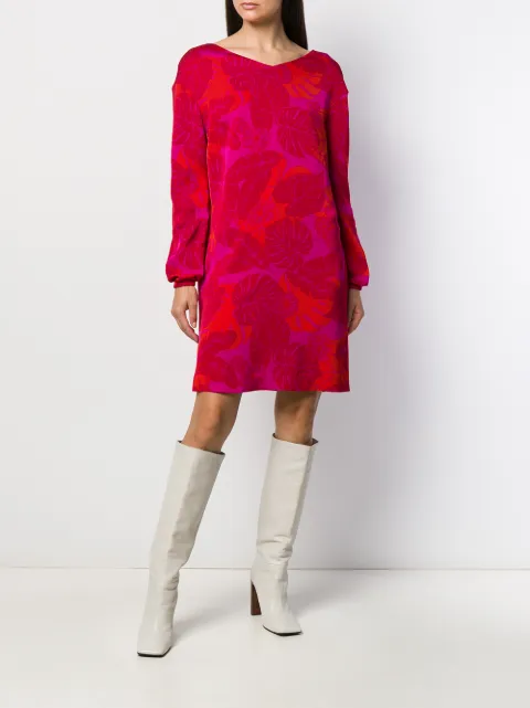 leaf print jumper