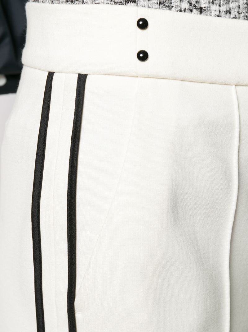 Shop Escada Sport Exposed Seam Trousers In White