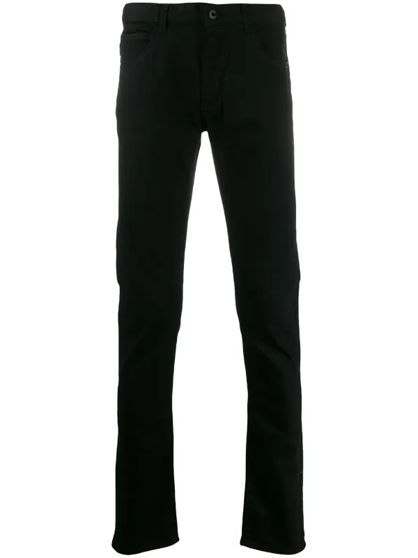 armani skinny black jeans