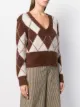 House of Sunny Pullover mit Argyle-Muster