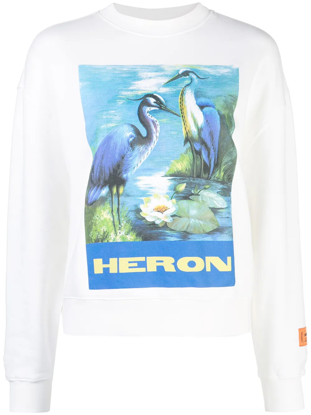 Heron Preston Sweatshirt mit grafischem Print - Weiß