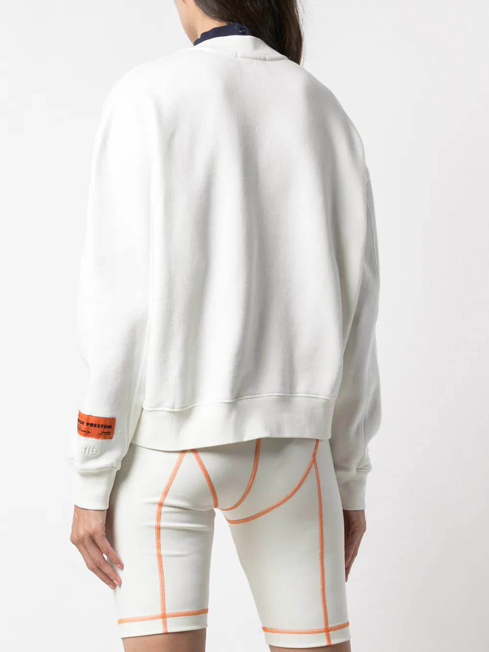 Heron Preston Sweater met print Wit