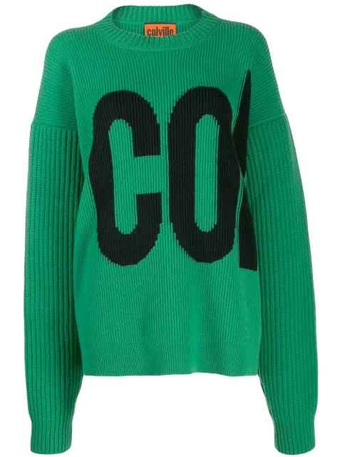colville logo embroidered sweater