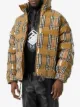 Burberry checked down jacket
