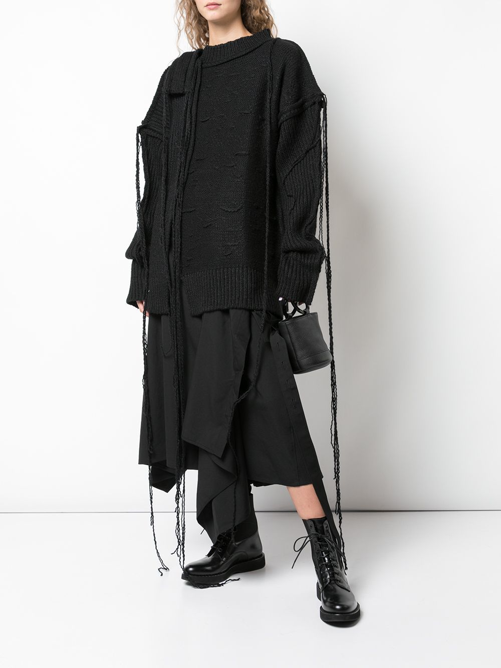 фото Yohji Yamamoto юбка асимметричного кроя