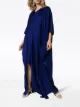 Rosetta Getty asymmetric draped kaftan maxi dress