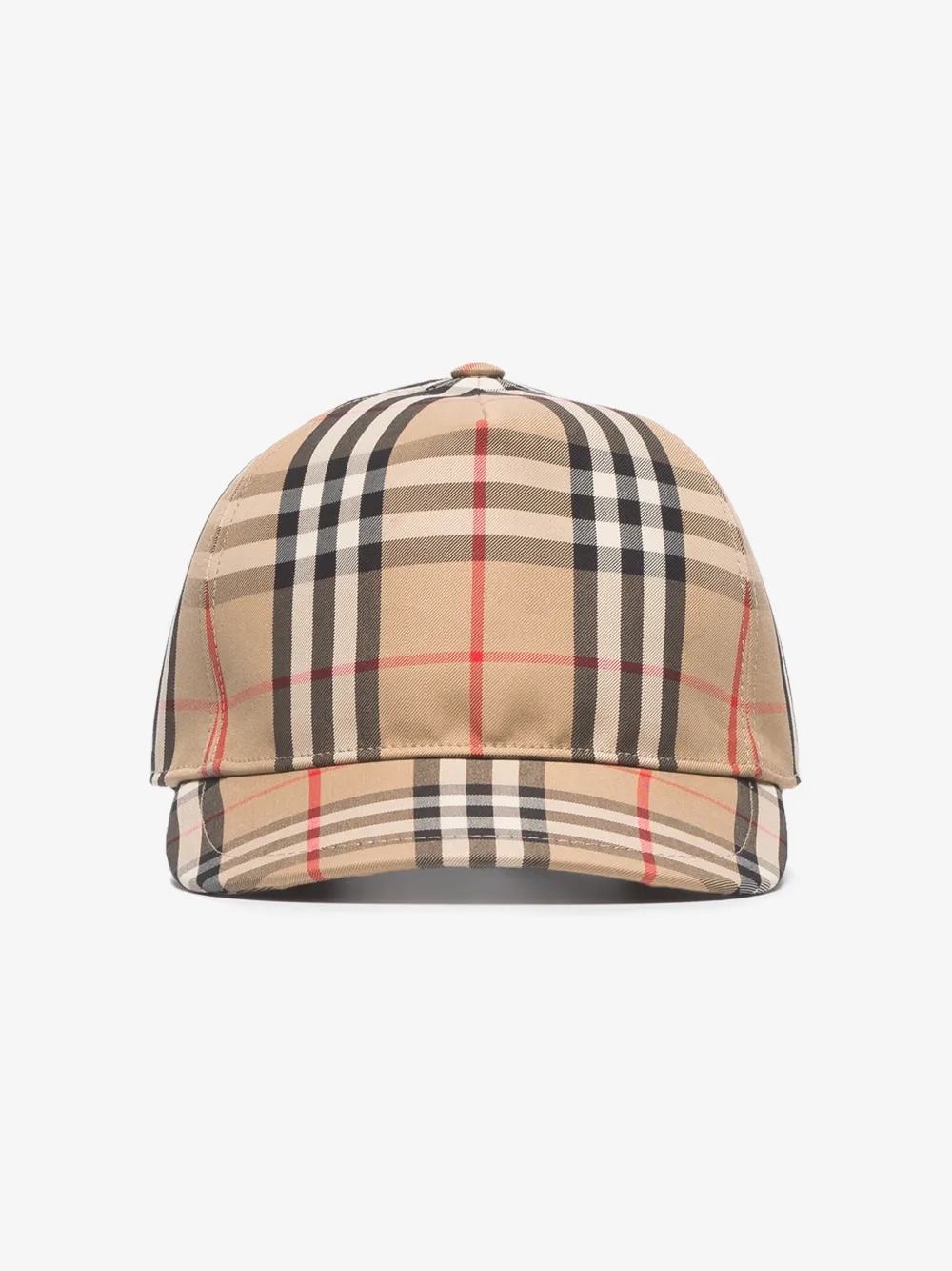 BURBERRY BURBERRY BEIGE VINTAGE CHECK BASEBALL CAP,802144414450367