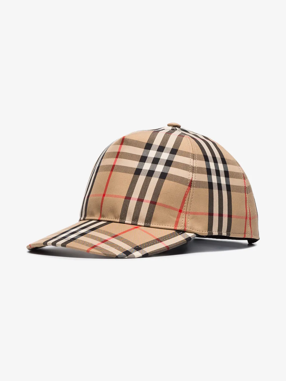 BURBERRY BURBERRY BEIGE VINTAGE CHECK BASEBALL CAP,802144414450367