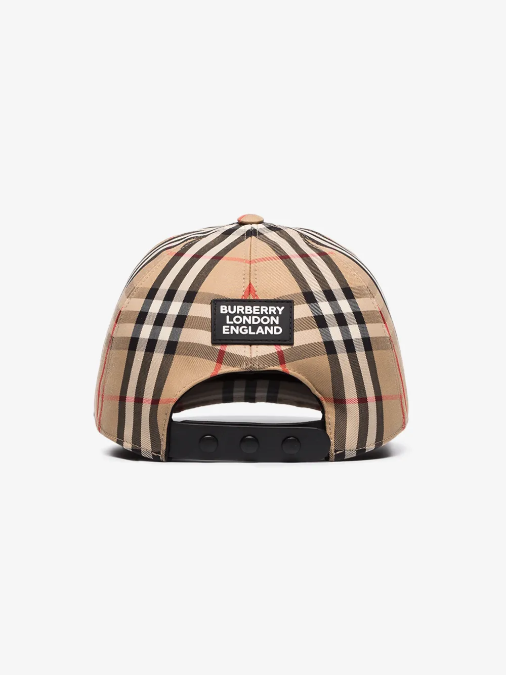 BURBERRY BURBERRY BEIGE VINTAGE CHECK BASEBALL CAP,802144414450367