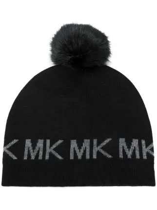 michael kors pom pom beanie