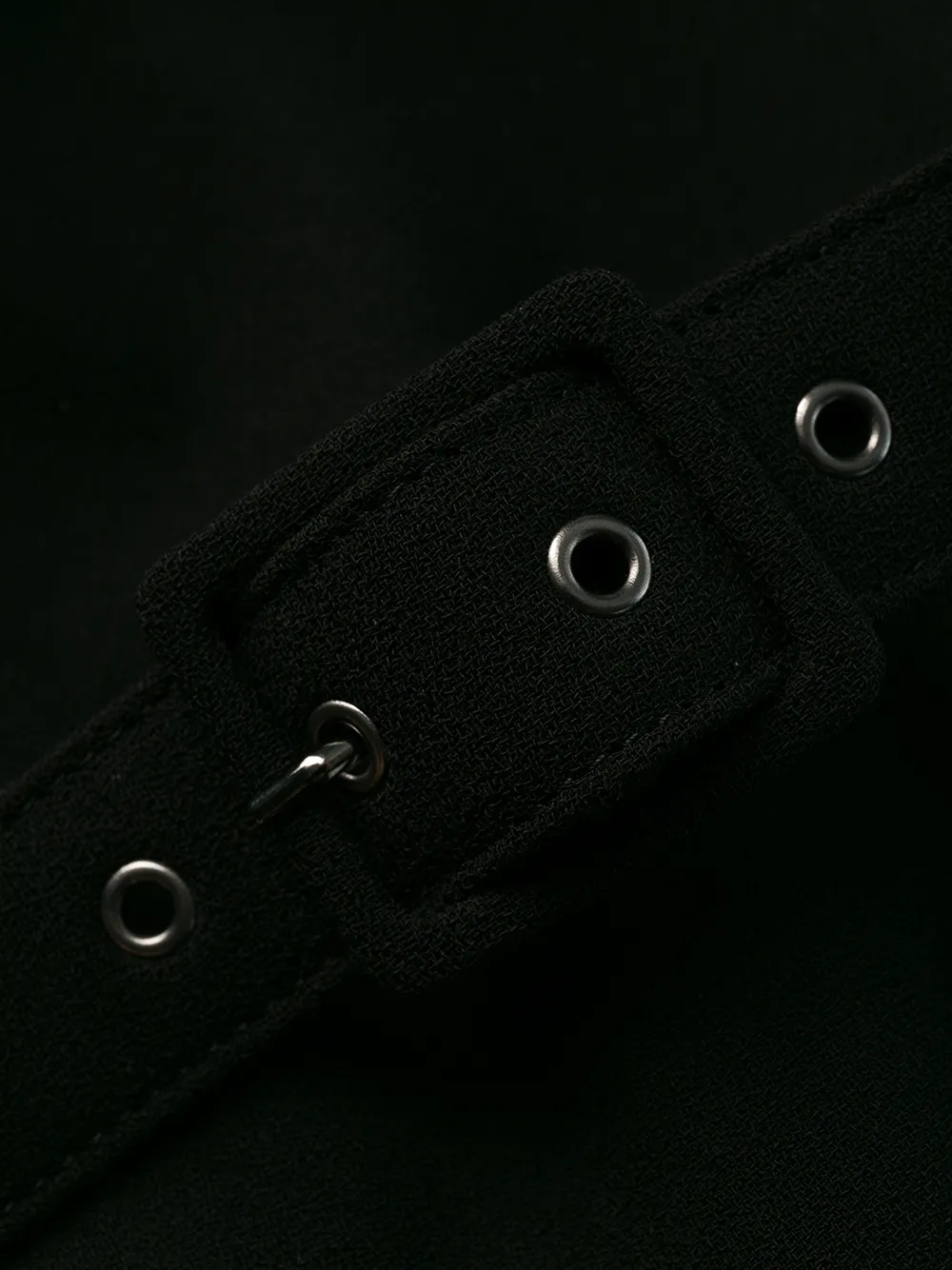 belted structured dress