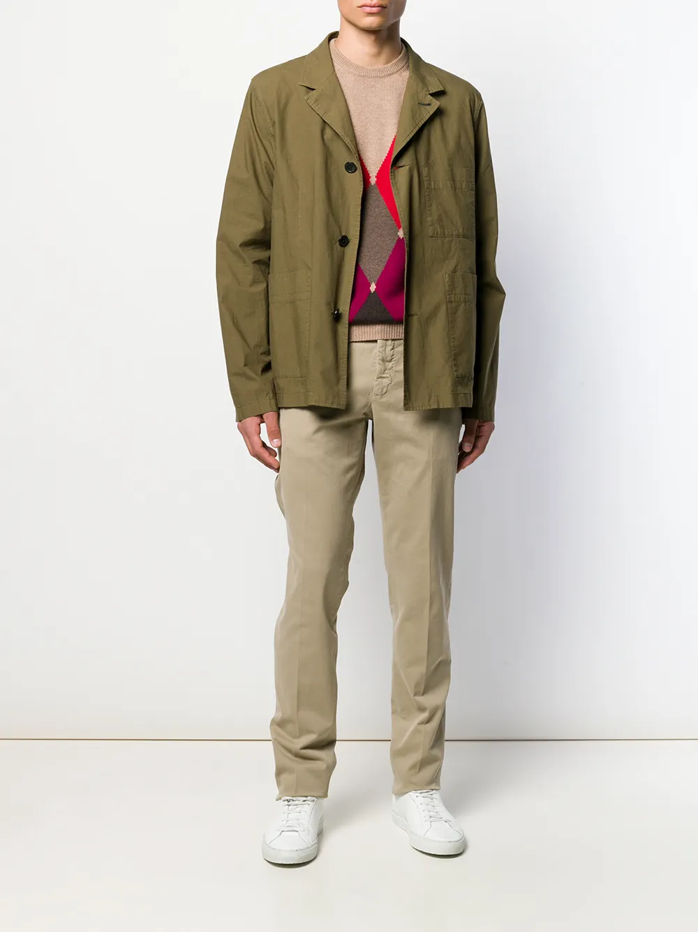 Ballantyne Trui met patroon Beige