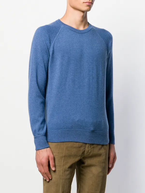 スウェット・トレーナー BARBA 14290 Sweatshirts Sweaters Blue Barba Crew Neck Sweater | Blue | FARFETCH JO