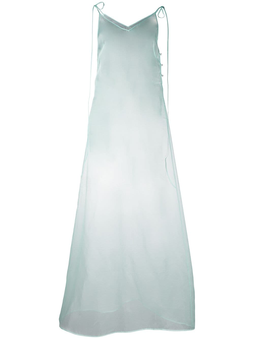 фото Alanui полупрозрачное платье из тюля