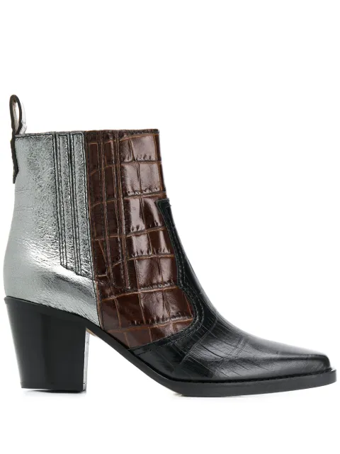 Ganni Boots SNAKESKIN BOOTS