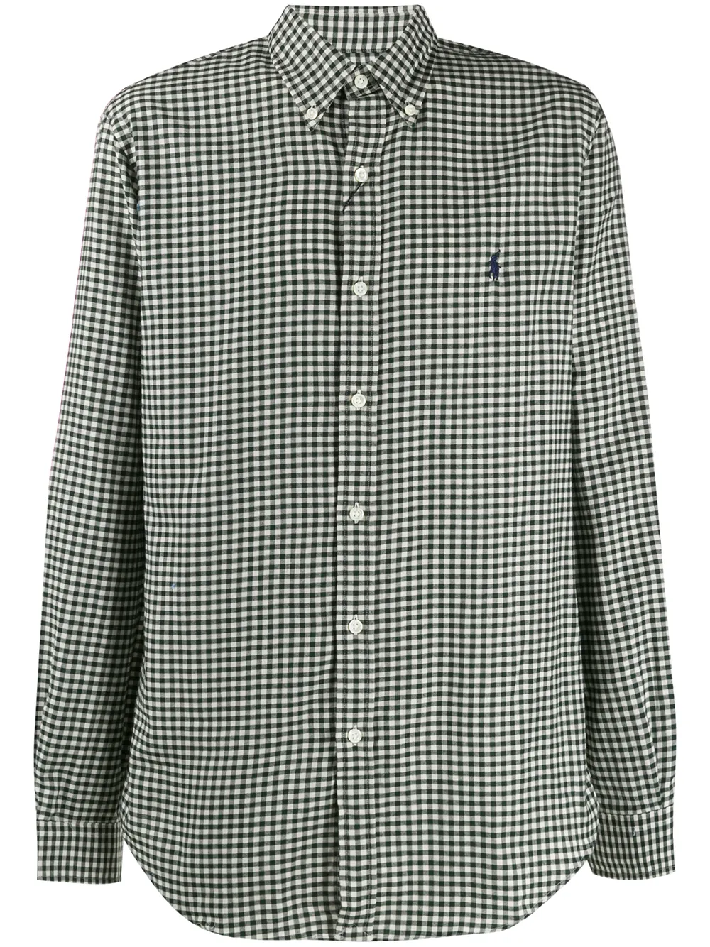 ralph lauren black and white check shirt
