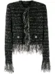 Image 1 of Balmain frayed edges tweed jacket