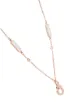 Jacquie Aiche 14kt rose gold diamond charm necklace