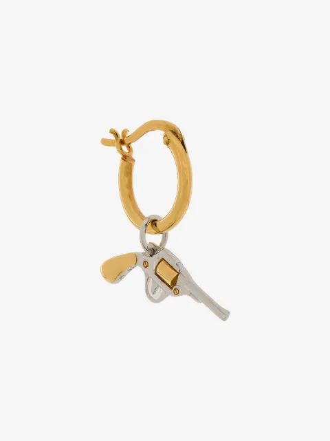 True Rocks pistol hoop earring
