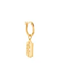 True Rocks razor hoop earrings - Gold