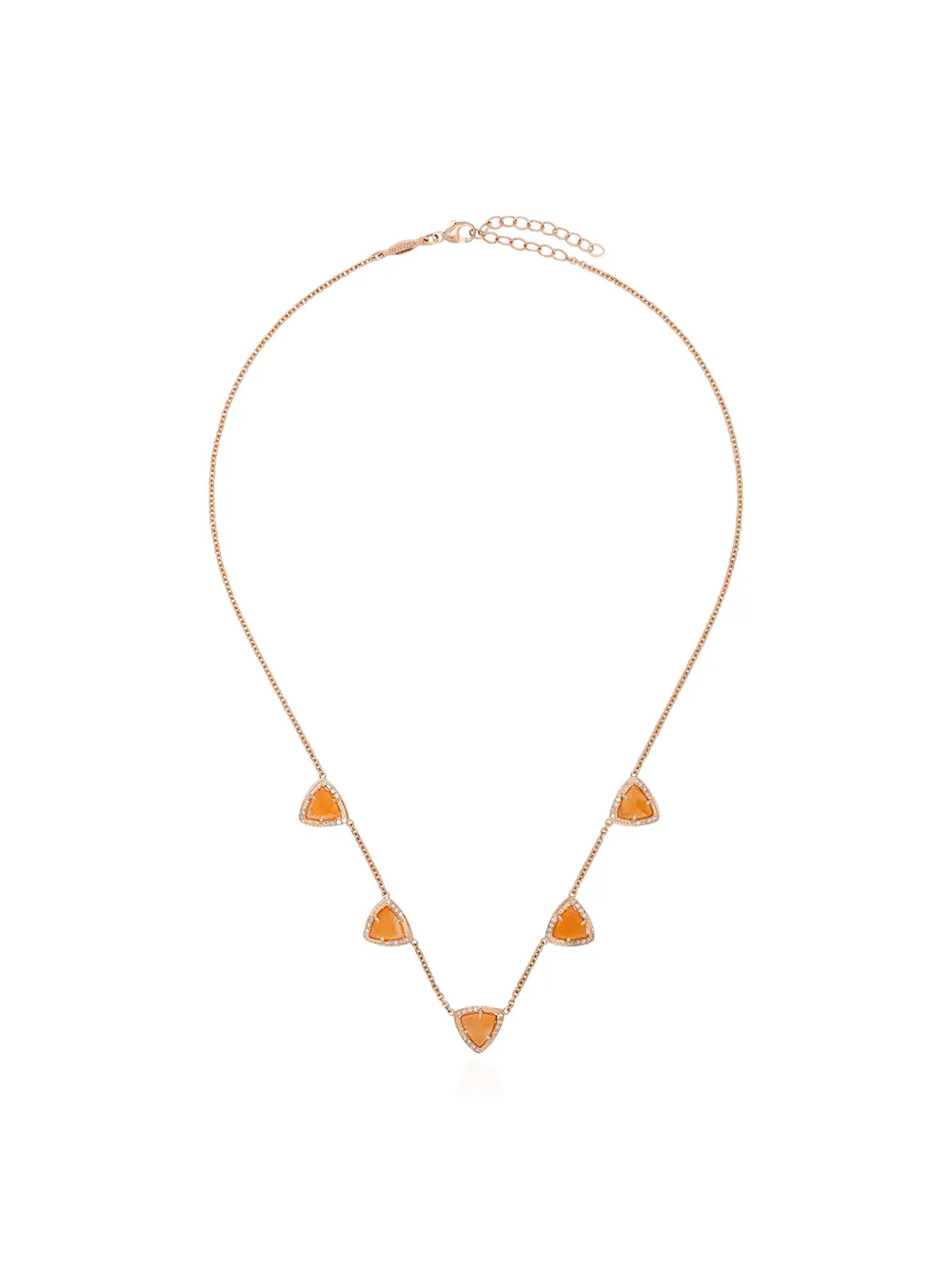 Jacquie Aiche золотое колье с бриллиантами