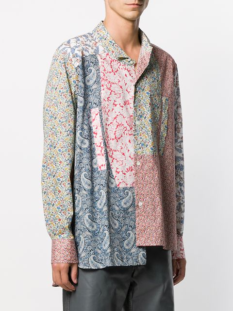 loewe patchwork shirt