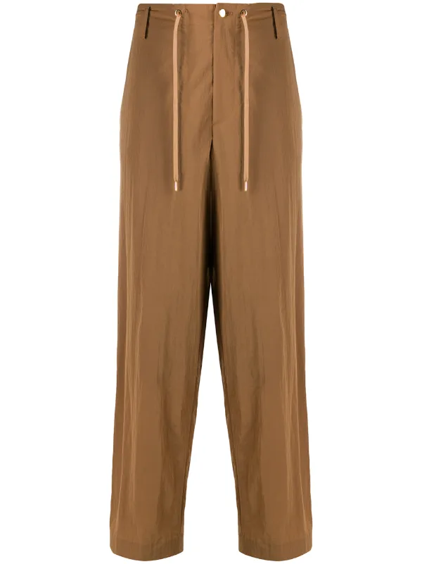 brown warm up pants