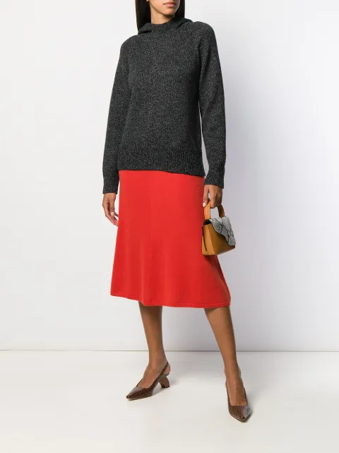 JOSEPH KNITTED HOODED JUMPER