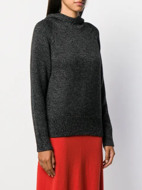 JOSEPH KNITTED HOODED JUMPER