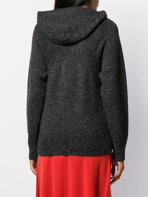 JOSEPH KNITTED HOODED JUMPER