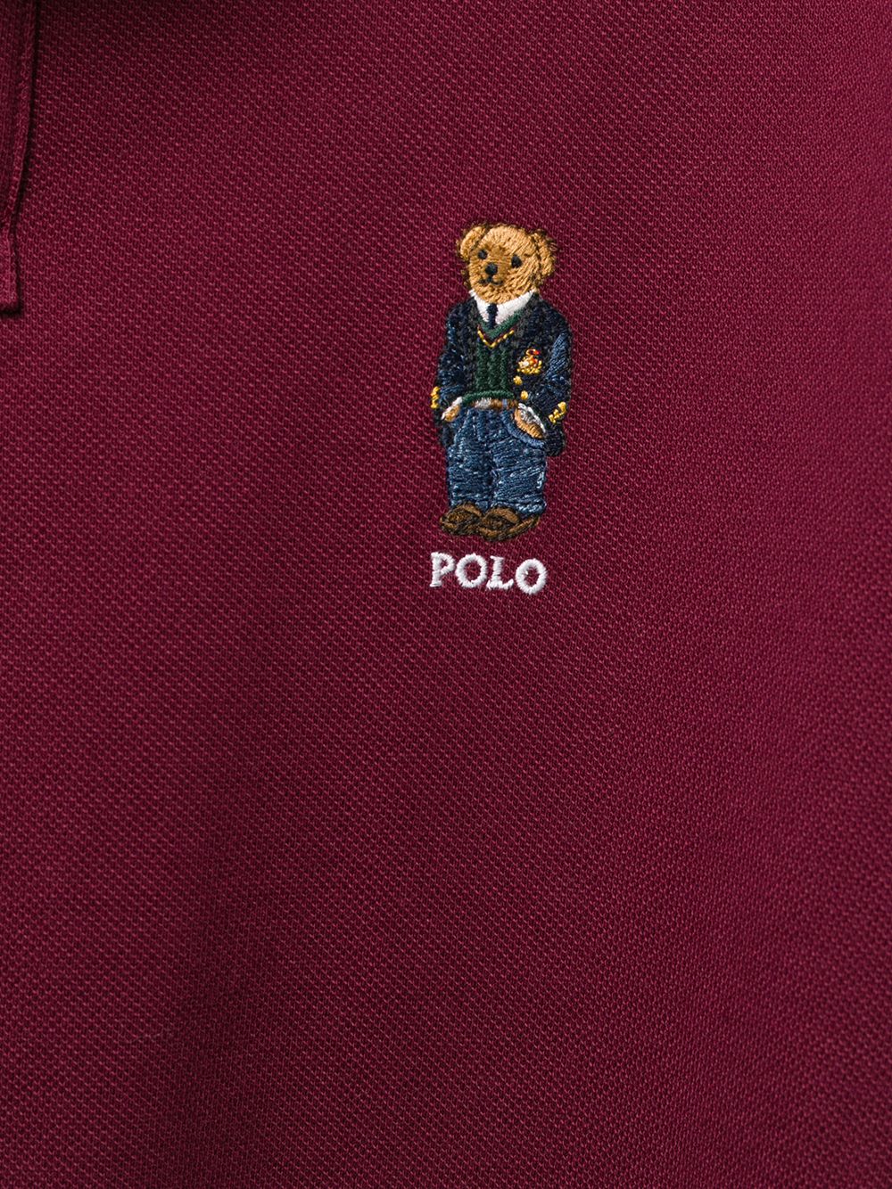 фото Polo ralph lauren рубашка-поло с вышитым логотипом