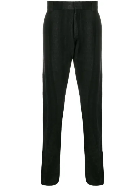 Devoa striped straight-leg trousers