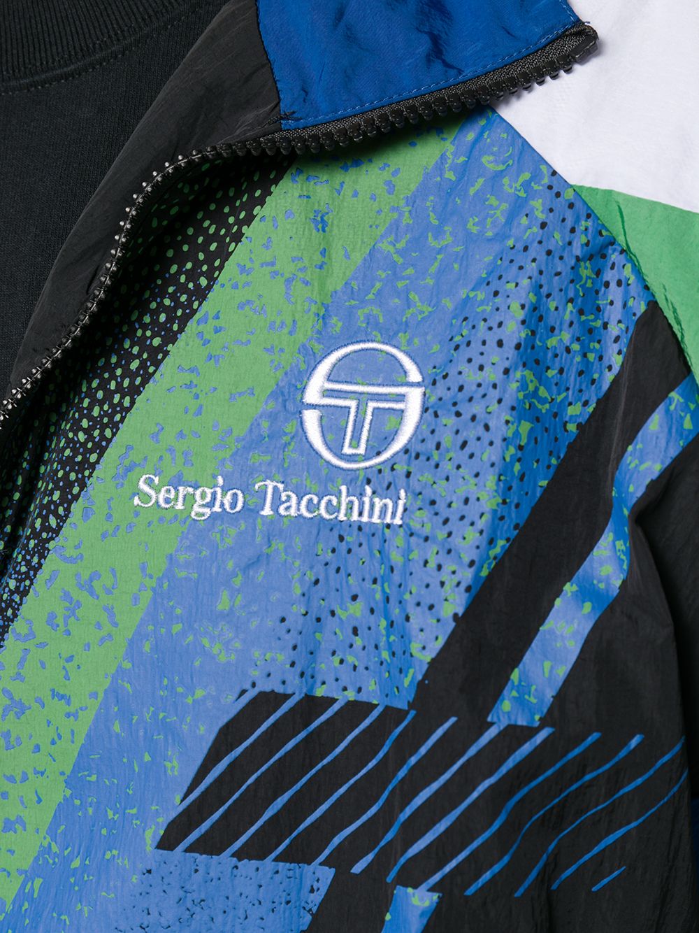 фото Sergio Tacchini куртка-бомбер с контрастными полосками